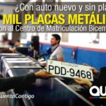 Nueva serie de placas lista para ser retirada Nueva serie de placas lista para ser retirada