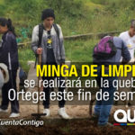 300 personas darán mantenimiento a la quebrada Ortega 300 personas darán mantenimiento a la quebrada Ortega