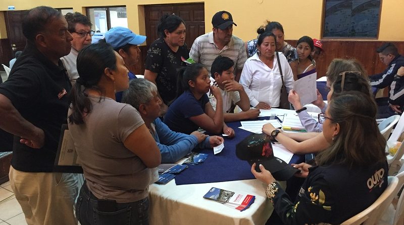 Esta semana Municipio Móvil visita la parroquia de Tababela