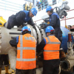 Trabajos de agua potable en estación La Moca avanzan según lo planificado Trabajos de agua potable en estación La Moca avanzan según lo planificado