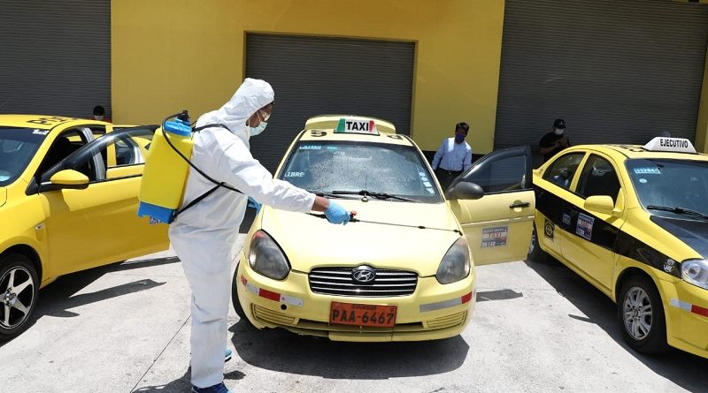 Desinfección unidades de transporte comercial