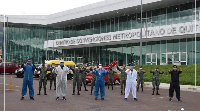 CAT Quito Solidario recibe apoyo de SNGR