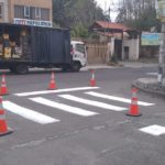 Se realizó señalización horizontal en parroquias rurales Se realizó señalización horizontal en parroquias rurales