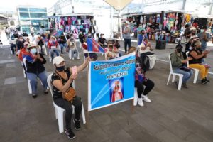 Comerciantes Plaza La Michelena apoyan alcalde