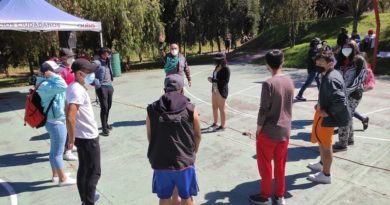 Jóvenes de voluntariado Quito Acción