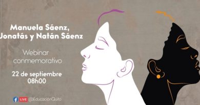 Conversatorio virtual a Manuela Sáenz, Jonatás y Natán Sáenz