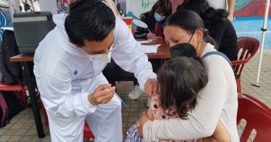 Vacunación del 28 de marzo al 3 de abril en Quito