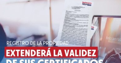RP resolvió prorrogar en 30 días la validez de los certificados