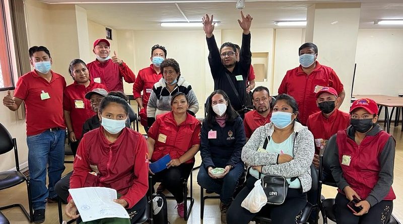 Capacitación comerciantes autónomos y transporte en temas de salud