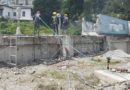 Inician las obras para la estabilización el muro Pfizer, en el río Monjas