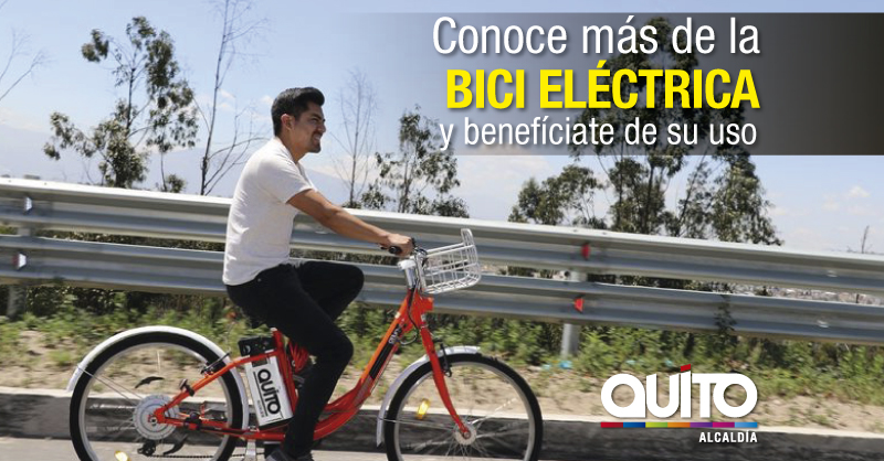La Bicicleta El ctrica facilita la movilidad de los quite os Quito
