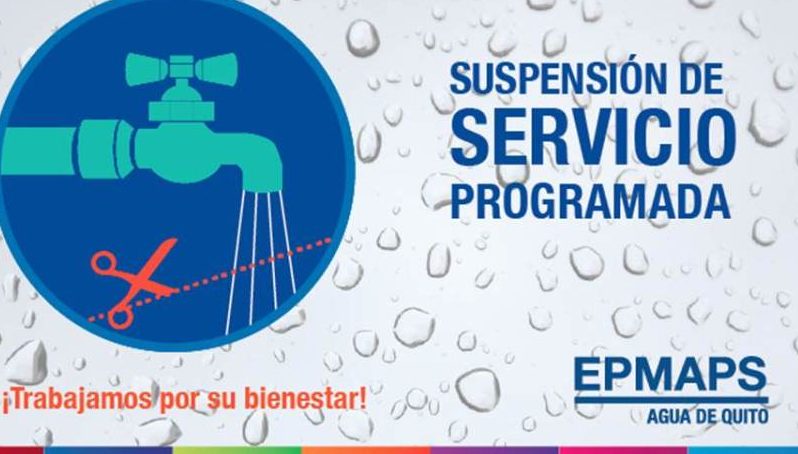Hoy, suspensión del servicio de agua potable en barrios de Puembo ...