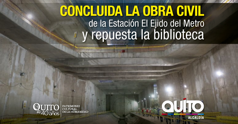 Alcalde Rodas entregó biblioteca y recorrió la estación El Ejido del