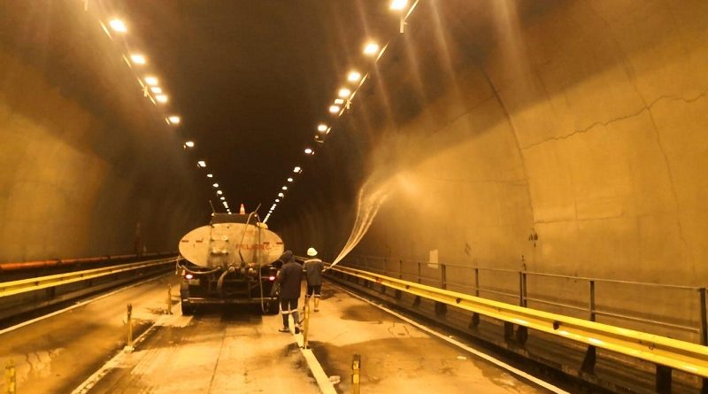 Mantenimiento del túnel Guayasamín