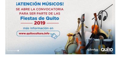 CONVOCATORIA MÚSICOS FIESTAS DE QUITO 2019