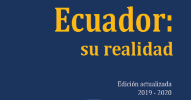 Portada libro Ecuador: su realidad 2019-2020