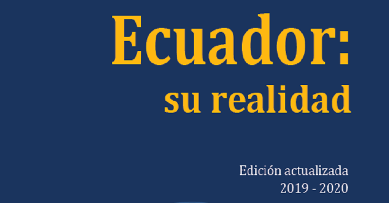 Portada libro Ecuador: su realidad 2019-2020