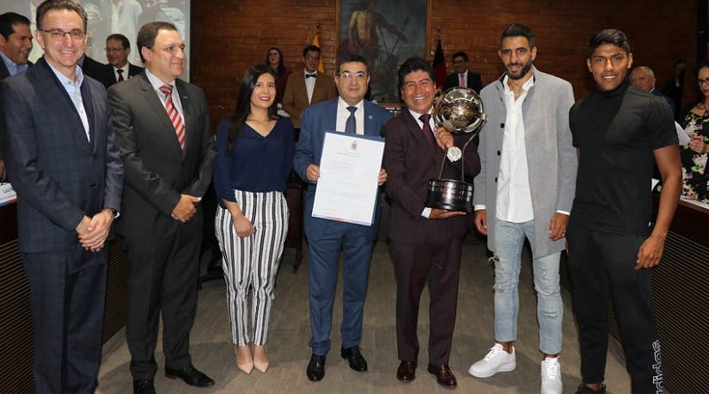 Independiente del Valle recibió reconocimiento del Concejo