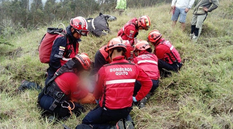 Rescate aéreo CBDMQ