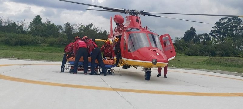 Rescate aéreo CBDMQ