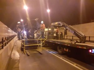 Cierre túnel San Roque