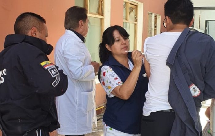 Apoyo campaña de vacunación
