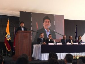 Primera piedra Universidad Indoamérica