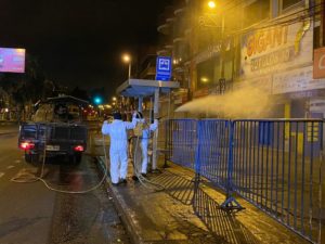 Operativos especiales de desinfección
