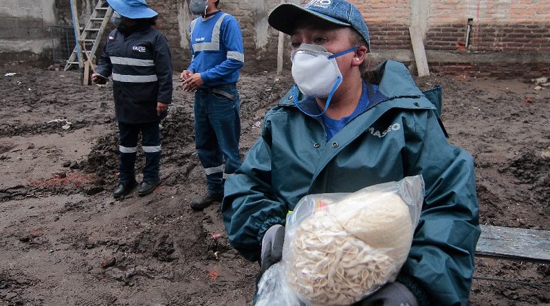 Entrega de donaciones sur de Quito