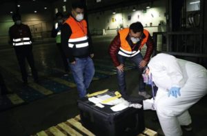 Llegada 5 mil pruebas PCR