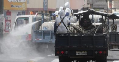 Vías de Quito desinfectadas