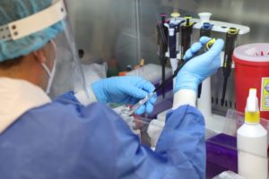 Proceso de pruebas PCR por parte de la UCE