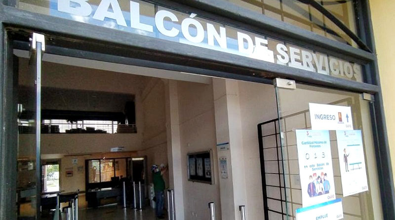 Reapertura balcones de servicio