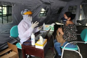 Atención pacientes de covid en estaciones de salud municipal
