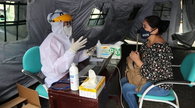 Atención pacientes de covid en estaciones de salud municipal