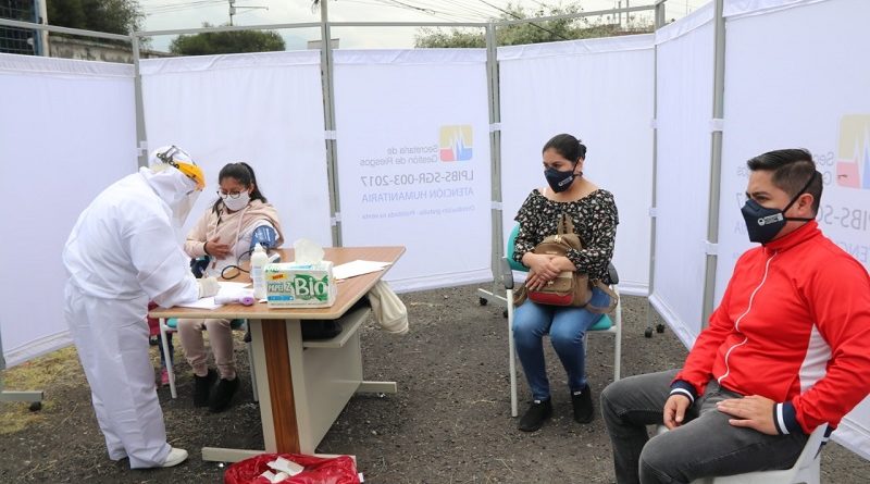 Atención pacientes de covid en estaciones de salud municipal