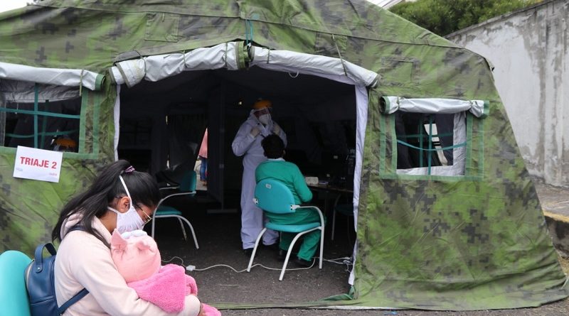 Atención pacientes de covid en estaciones de salud municipal