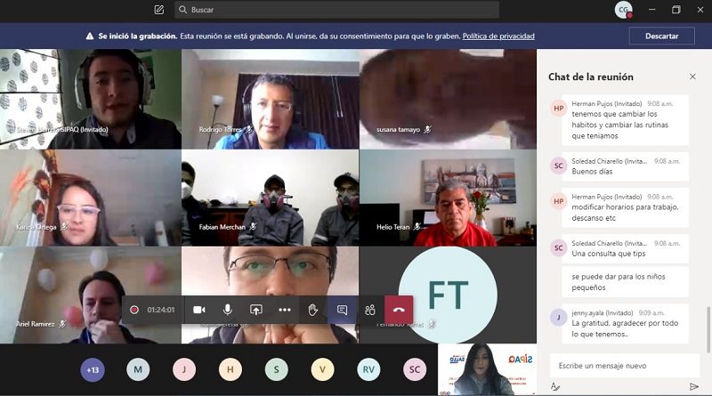 Capacitaciones virtuales del SIPAQ
