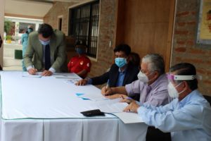 Firma de memorando de intención
