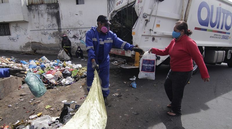 Recolección de residuos sólidos en emergencia sanitaria