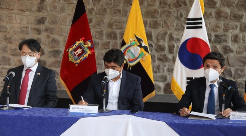 Firma de convenio MDMQ y KOICA