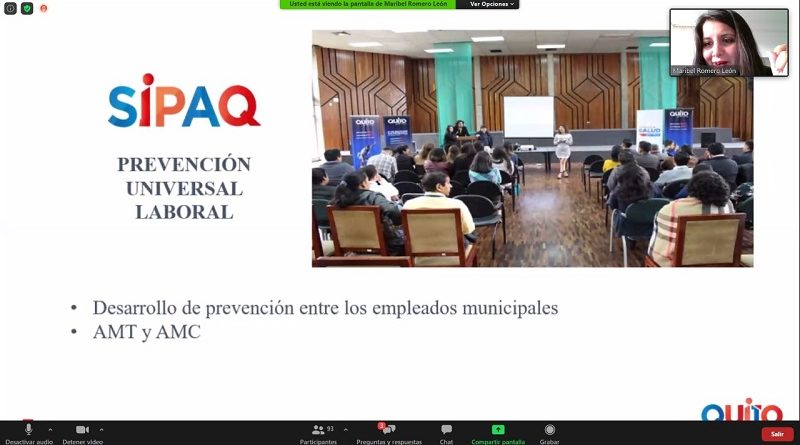 Seminario Internacional Consumo Problemático de drogas licitas e ilícitas, retos para Latinoamérica