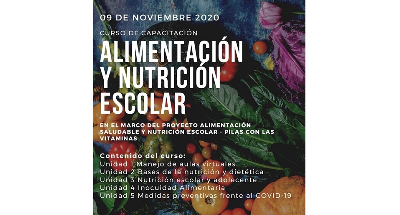 Curso virtual ‘Alimentación y Nutrición Escolar’