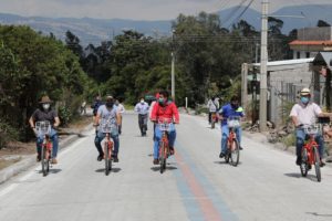 Obras Yaruquí y Tababela calle Andrómeda