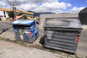 Incendio de contenedores
