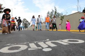 Inauguración vía San José de Morán