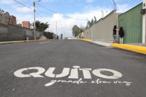Inauguración vía San José de Morán