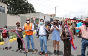 Inauguración vía San José de Morán