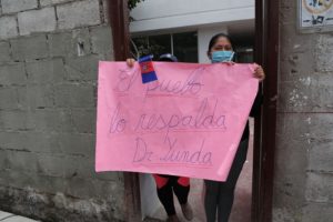 Inauguración vía San José de Morán