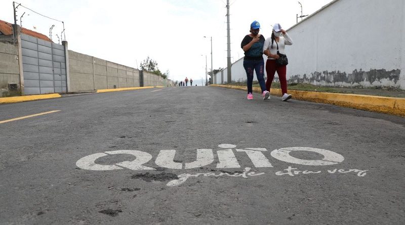 Inauguración vía San José de Morán